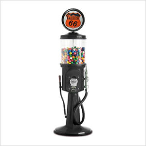 Phillips 66 Retro Gas Pump Replica Mini Gravity Feed Gumball Machine