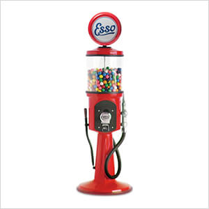 Esso Retro Gas Pump Replica Mini Gravity Feed Gumball Machine