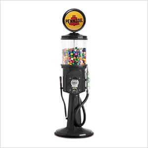 Pennzoil Retro Gas Pump Replica Mini Gravity Feed Gumball Machine