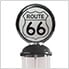 Route 66 Retro Gas Pump Replica Tall Gravity Feed Gumball Machine