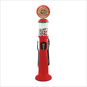 Gilmore Gasoline Retro Gas Pump Replica Tall Gravity Feed Gumball Machine