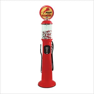 Roar with Gilmore Retro Gas Pump Replica Tall Gravity Feed Gumball Machine