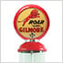 Roar with Gilmore Retro Gas Pump Replica Tall Gravity Feed Gumball Machine