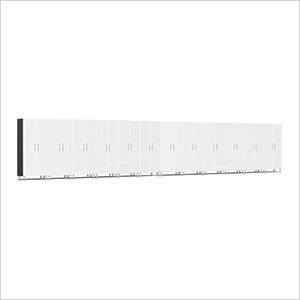 12-Piece Tall Garage Cabinet Kit in Starfire White Metallic