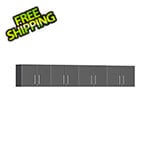 Ulti-MATE Garage Cabinets 4-Piece Oversized Wall Cabinet Kit in Graphite Grey Metallic