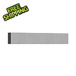 Ulti-MATE Garage Cabinets 4-Piece Oversized Wall Cabinet Kit in Stardust Silver Metallic