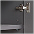 4-Piece Oversized Wall Cabinet Kit in Stardust Silver Metallic
