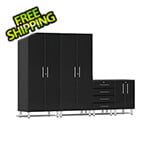 Ulti-MATE Garage Cabinets 4-Piece Garage Cabinet System in Midnight Black Metallic