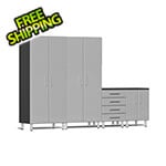 Ulti-MATE Garage Cabinets 4-Piece Garage Cabinet System in Stardust Silver Metallic