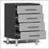 4-Piece Garage Cabinet System in Stardust Silver Metallic
