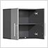 6-Piece Garage Cabinet Kit with Bamboo Worktop in Stardust Silver Metallic