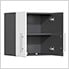 6-Piece Garage Cabinet Kit with Bamboo Worktop in Starfire White Metallic