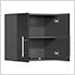 11-Piece Garage Cabinet Kit with Bamboo Worktop in Midnight Black Metallic