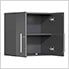 11-Piece Garage Cabinet Kit with Bamboo Worktop in Graphite Grey Metallic