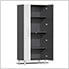 11-Piece Garage Cabinet Kit with Bamboo Worktop in Starfire White Metallic