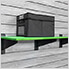 Stealth Slatwall Shelf Brackets (3-Pack)