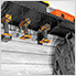 Stealth Slatwall 48-Inch Heavy Duty Metal Shelf with Tool Holders and Clothing Rod