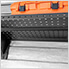 Stealth Slatwall 48-Inch Heavy Duty Metal Shelf with Clothing Rod