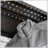 Stealth Slatwall 48-Inch Heavy Duty Metal Shelf with Clothing Rod
