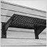 Stealth Slatwall 24-Inch Heavy Duty Metal Shelf with Clothing Rod