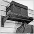 Stealth Slatwall 24-Inch Heavy Duty Metal Shelf with Clothing Rod