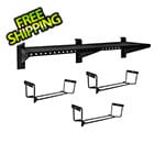 Proslat Stealth 48-Inch Heavy Duty Metal Shelf with Tool Holders