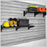 Stealth Slatwall 48-Inch Heavy Duty Metal Shelves (2-Pack)