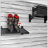 Stealth Slatwall 24-Inch Heavy Duty Metal Shelves (2-Pack)