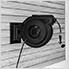 Stealth Slatwall Hose Reel with 80-Foot Hose and Nozzle