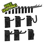 Proslat Garage Slatwall Stealth Slatwall 15-Piece Hook Kit