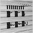Stealth Slatwall 15-Piece Hook Kit