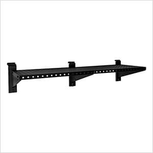 Stealth Slatwall 48-Inch Heavy-Duty Metal Shelf