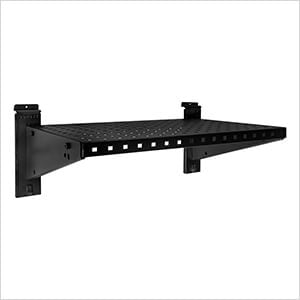 Stealth Slatwall 24-Inch Heavy-Duty Metal Shelf