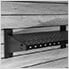 Stealth Slatwall 24-Inch Heavy-Duty Metal Shelf
