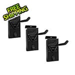 Proslat Garage Slatwall Stealth Slatwall Double 4-Inch Hook (3-Pack)