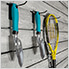 Stealth Slatwall 4-Inch Single Hook (12-Pack)