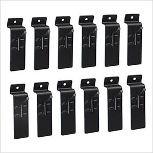 Stealth Slatwall 1-Inch Single Hook (12-Pack)