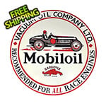 PERGL Mobiloil Racing 36-Inch Metal Sign