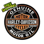 PERGL Harley Davidson Motor Oil 36-Inch Metal Sign