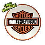 PERGL Harley Davidson Motorcycles 36-Inch Metal Sign