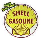 PERGL Shell Gasoline 36-Inch Metal Sign