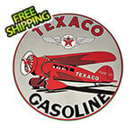 PERGL Texaco Aviation Gasoline 36-Inch Metal Sign