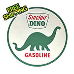 PERGL Sinclair Dino Gasoline 36-Inch Metal Sign