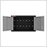 Grey 6-Piece Garage Cabinet Set with Levelers and Casters