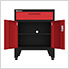 Red 6-Piece Garage Cabinet Set with Levelers