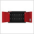Red 6-Piece Garage Cabinet Set with Levelers