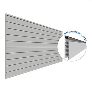 4 ft. x 8 ft. PROCORE PVC Slatwall (Grey)