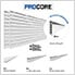 4 ft. x 8 ft. PROCORE PVC Slatwall (2-Pack Grey)