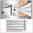 4 ft. x 8 ft. PROCORE PVC Slatwall (4-Pack Grey)