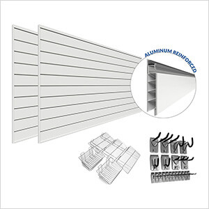 PROCORE PVC Slatwall Ultimate Bundle (White)